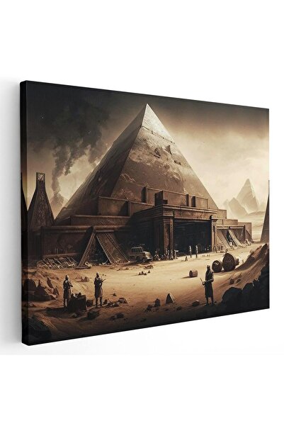 Tablou Canvas Tablou piramida creata prin inteligenta artificiala, cod 1458