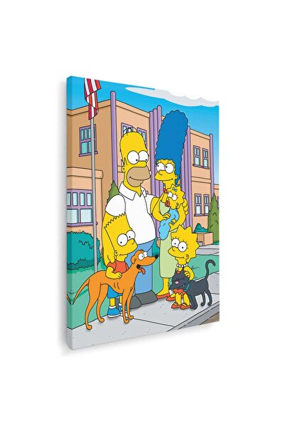 Tablou Canvas Familia Simpson desene animate, cod 4718