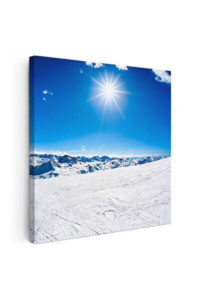 Tablou Canvas Tablou peisaj munti iarna, cod 3038