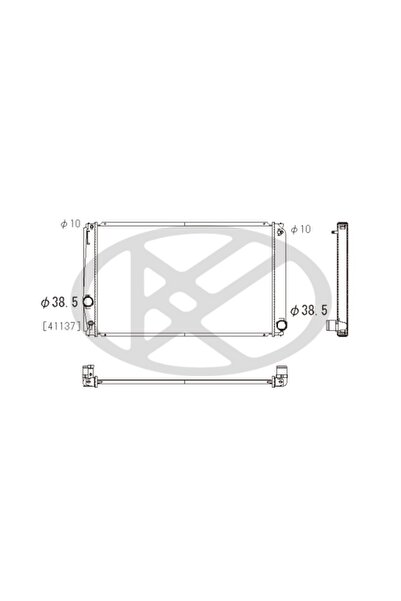 Koyorad Radiator, replacement filter set, Toyota RAV 4 IV (_A4_)