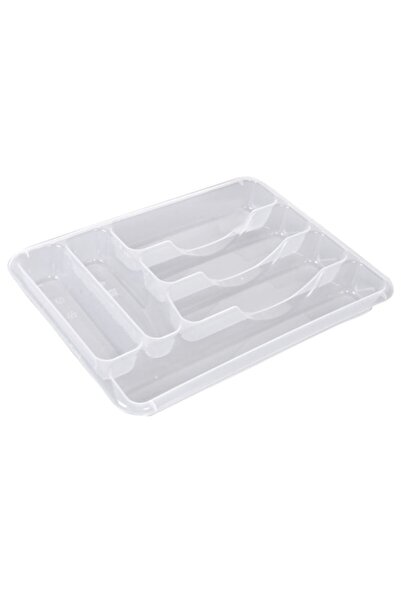 SHOPIENS Organizator de tacâmuri, plastic transparent, 6 compartimente, 40x30...