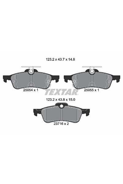 Krieger Set Placute Frana Frana Disc Honda Civic 9 2012-2016