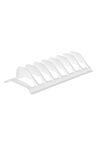 SHOPIENS Lid and Plate Holder, Plastic, White, 29.5x13.5x6.5 cm