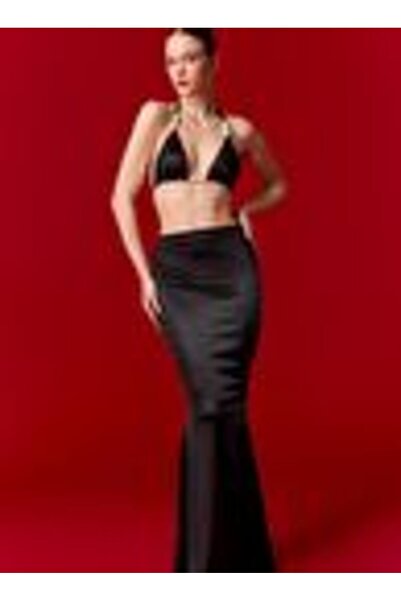 Nur Karaata Mermaid Black Skirt