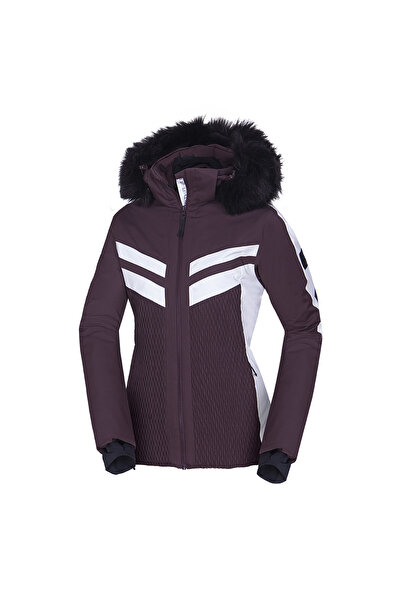 NORTHFINDER Geacă de schi izolată pentru femei BRANDI BU-6044SNW maro-alb