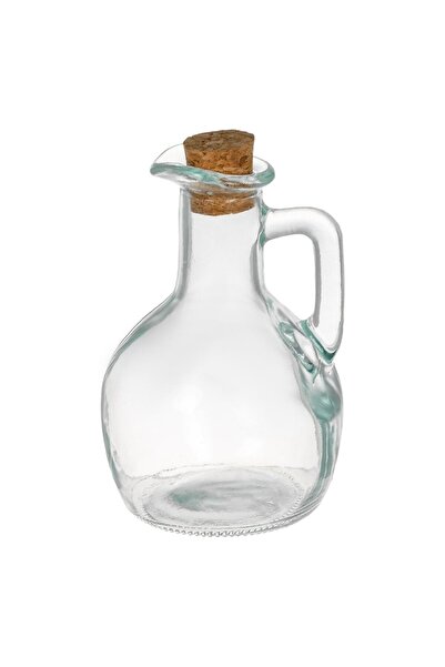SHOPIENS Glass pitcher with handle and cork stopper, 160 ml, transparent
