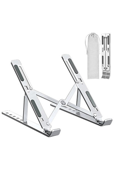 bbtech Macbook/Notebook ve Tablet Uyumlu Metal Laptop Standı Hafif Kaydırmaz ...