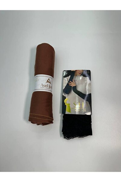 LA SEFA Set de 2 șaluri din bumbac pieptănat (cu mâneci