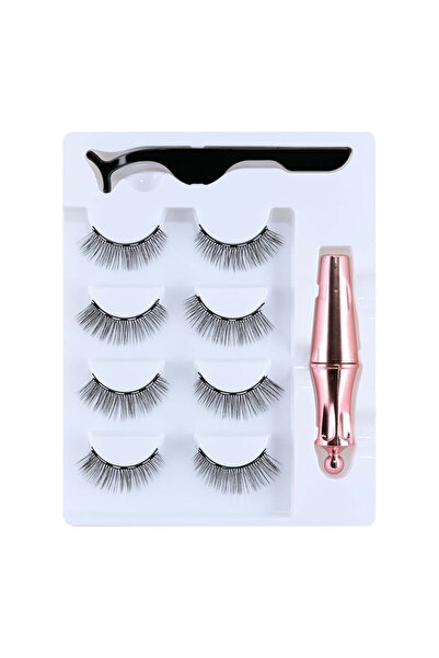 Oranjollie Magnetic eyelashes 4/set 024 - multicolor, Not dangerous