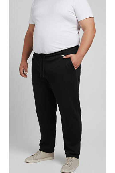 balkonda Men's Sweatpants Oversized Plus Size with Pockets Cotton Straight Le...