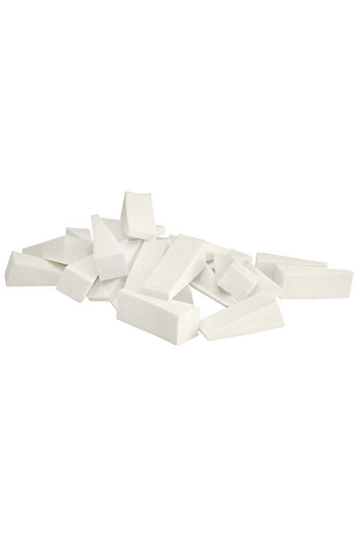 Oranjollie Triangle foundation sponge 24 pcs - multicolor, Not dangerous