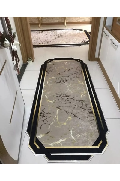 Home Kaymaz tabanlı makinede yıkabilir kolay silinebilir leke tutmaz yolluk s...