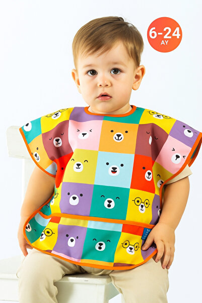 Liquid-Proof Food and Activity Apron 0-24 Months Practical Apron for Babies