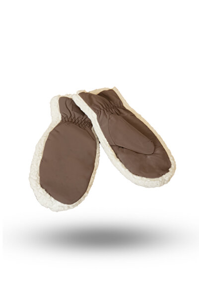 BASIC Elegant women's leather winter gloves