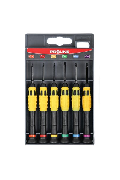 PROLINE SET SURUBELNITE PRECIZIE NI-CR-MO CU MANER / TORX - 6P.