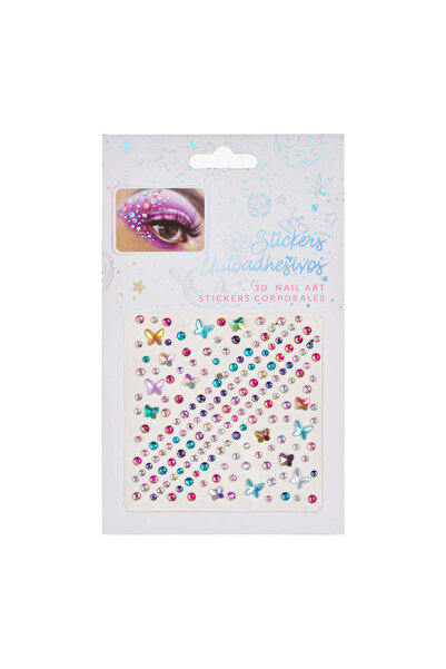 Oranjollie Rhinestone face X142 04 - multicolor, Not dangerous