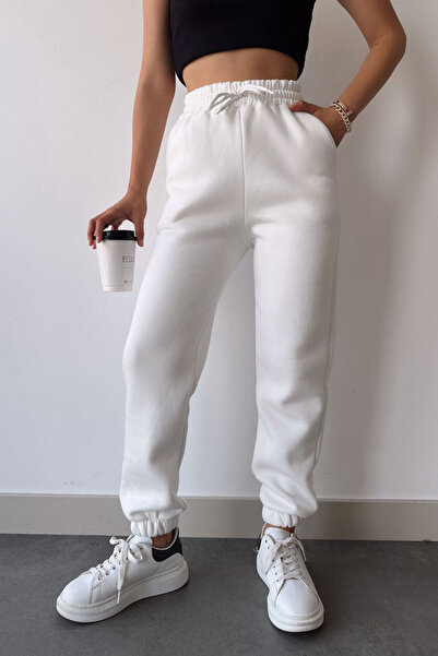 BARLİZ ΓΥΝΑΙΚΕΙΑ Unisex Basic 3-κλωνο Φούτερ Τζόγκερ με Ραφές