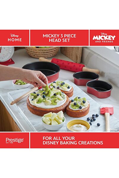 Prestige X Disney Bakeware Mickey 3 Piece Head Set | PR48803