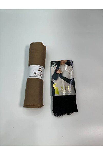 LA SEFA Set de 2 șaluri din bumbac pieptănat (cu mâneci