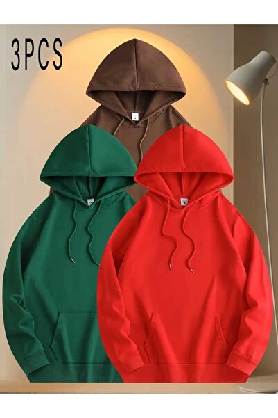 blackbonds Set de 3 hanorace cu glugă Advantage