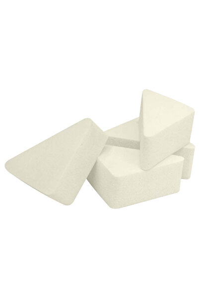 Oranjollie Triangle foundation sponge 4 pcs - multicolor, Not dangerous