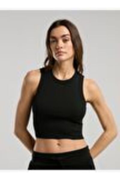 EVERLAST Ever Relaxed Rib Чорна жіноча майка з товстими бретелями