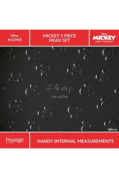 Prestige X Disney Bakeware Mickey 3 Piece Head Set | PR48803