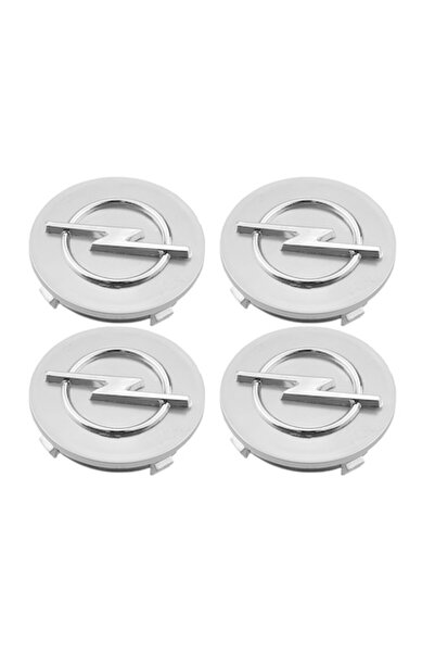 LinePartsBim Set 4 Capace Roti Opel 59mm Pentru Jante Aliaj, Culoare Gri