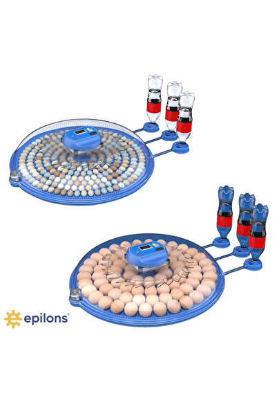 soonaksesuar 80/240 Capacity Double Trolley Incubator for Goose Duck Chicken Quail Birds