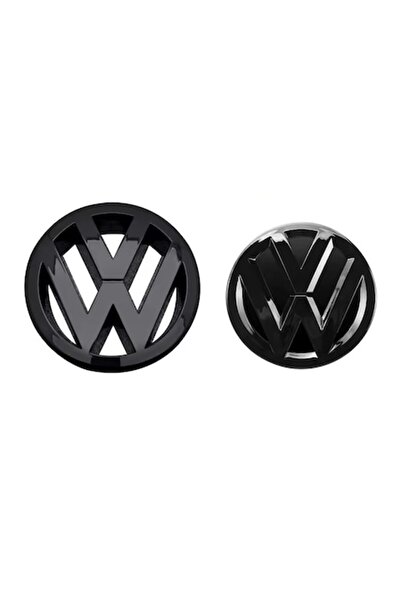 LinePartsBim Set 2 Embleme Fata Spate Cu Prinderi Cleme Originale Pentru Volk...