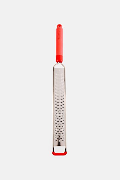 TERRAILLON Stainless Steel Grater With Silicon Handle, Red
