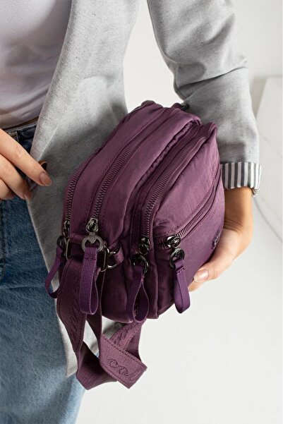 Baginn Geantă Messenger pentru femei, 24*16 cm, ușoară, din poliamidă, hidrof...