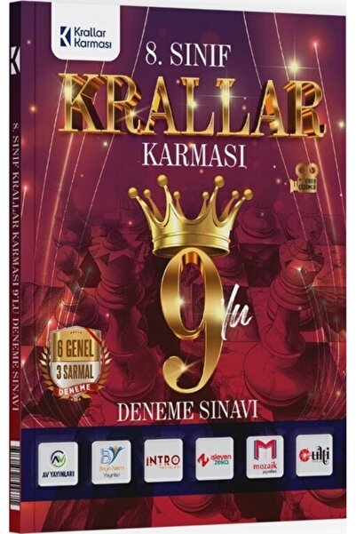 Ankara Kitap Merkezi 8. Sınıf Tüm Dersler 9 lu Deneme Krallar Karması