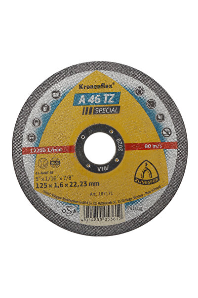 KLİNGSPOR DISC DEBITARE INOX 125X1.6MM / A46TZSPECIAL
