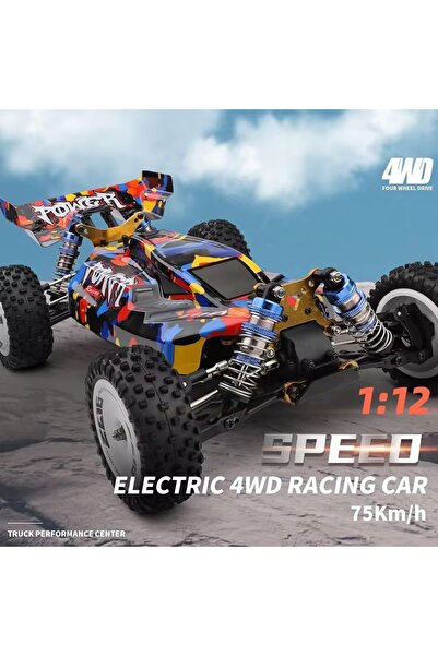 Generic MZtoyz WLtoy 124007 RC Racing Car, 1:12 Scale, Electric 4WD, 75km/h, Multicolour