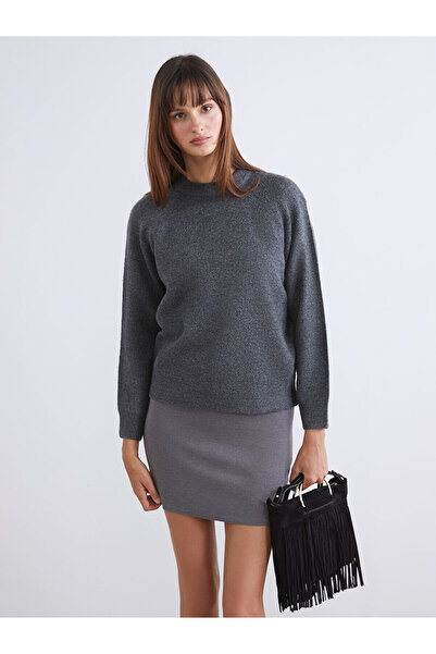 LC Waikiki طاقم الرقبة سترة تريكو المرأة