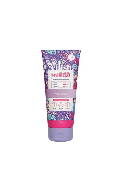 Steilish Gel cu fixare puternică pentru păr creț, Max Hold, Steilish, 200 ml