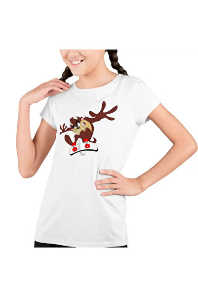 OEM Tricou Copii Fete Taz Skateboard Diavol Tasmanian