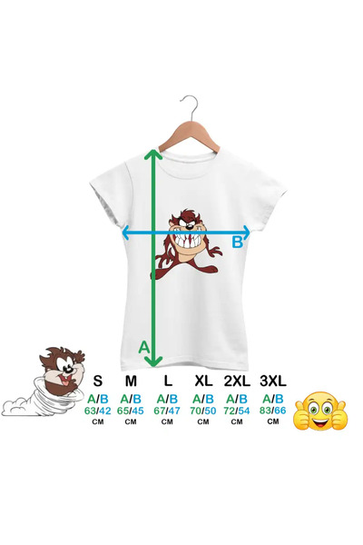 OEM Tricou Femei Taz Diavolul Tasmanian