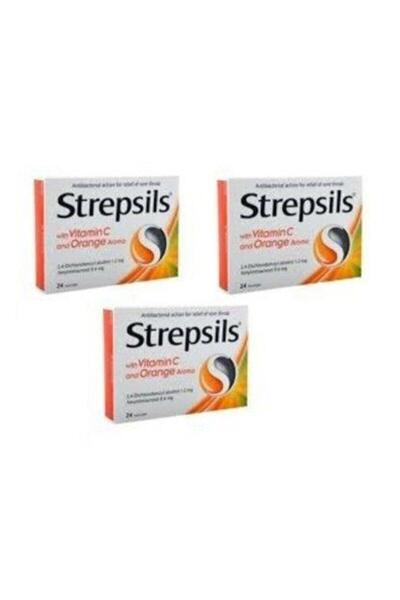 Genel Markalar Portakal & C Vitamini Aromalı 24 Pastil 3 Adet