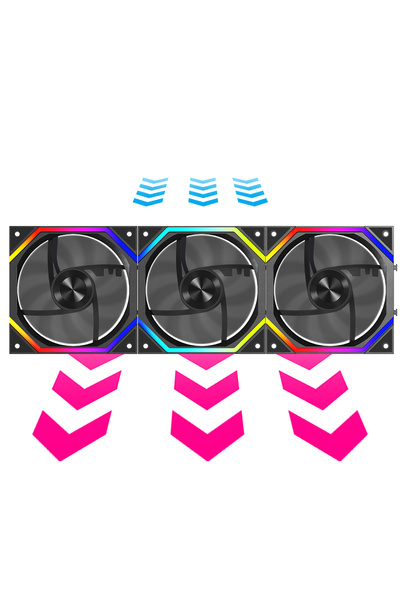 choice2 A-RGB Other Prism XH 3in1 BR Jungle Leopard Galaxy Prism XH Flowing Running Lights‌ PC Case Fan Spli