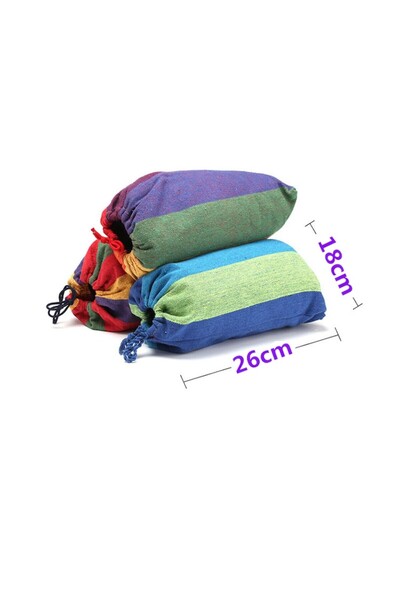 MATELOT Hamac Matelot, polyester, easy to assemble, 240 x 80 cm, max 150 kg, green-blue