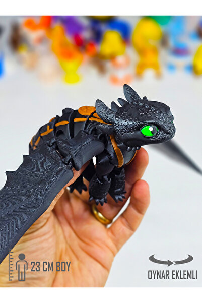 Suelo Butik Premium Özel Seri Dişsiz Toothless Ejderhanı Nasıl Eğitirsin Figürü Tüm Eklemleri Hareketli Oyuncak