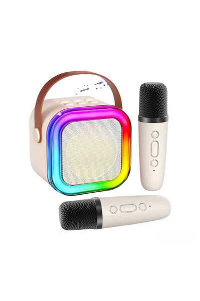 Virtual Trend Boxa Portabila Virtual Trend®, 2 Microfoane Wireless - Karaoke,...