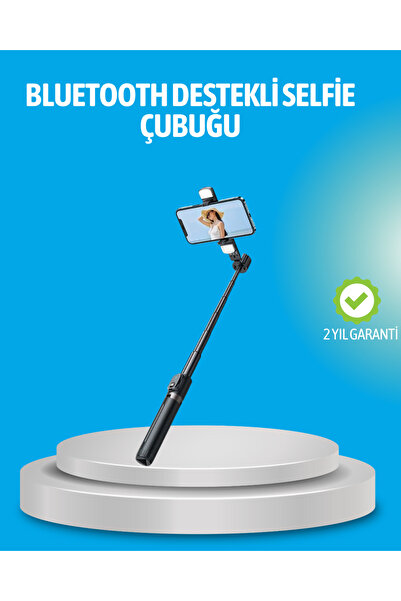 MAU CAT Bluetooth Lighted Remote Control Selfie Stick – 130 cm Height