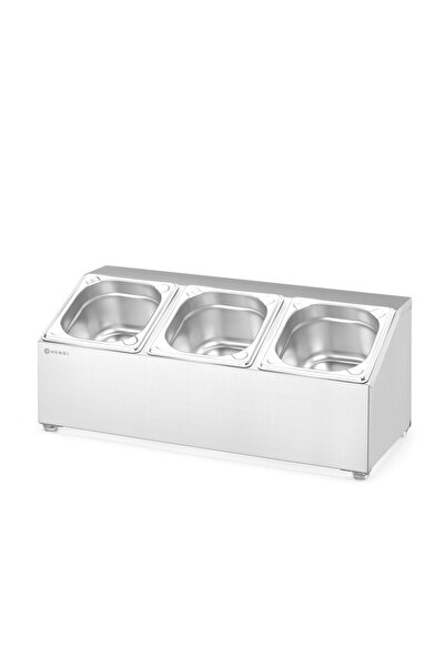 HENDI Suport pentru recipiente Gastronorm, HENDI, 3 compartimente