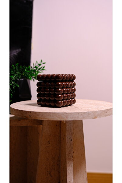 Psymera Hobi Atölyesi Dekoratif Kapaklı Bubble Kutu - Kalemlik - Saksı