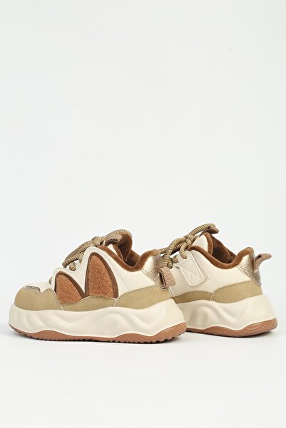 Benetton Beige Children's Sports Shoes Imported Bni-12056