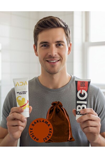 Ada Marketing Erkeklere Özel 2’li Set – Süre Destekleyici ve Hacim Artırıcı Krem, Uzun Deneyim İçin Etkili Formül