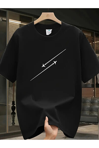 Joetsu Tricou simplu pentru bărbați cu două detalii Jet